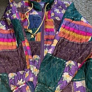 Vintage Multicolored Silk Windbreaker 🔮